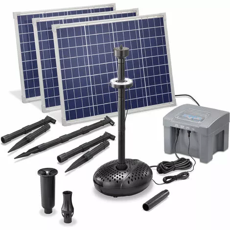 Solar Teichpumpe 150W 3500l/h Akku + LED Teich Solarpumpe Garten Esotec 101931 8 Solar Teichpumpe 150W 3500l/h Akku + LED Teich Solarpumpe Garten Esotec 101931 -ESOTEC Geschäft 18319801 1