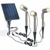 Solarspot PowerTrio 5 Watt Solarstrahler LED Solarleuchte Garten Esotec 102705