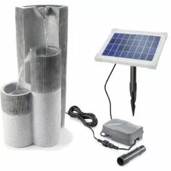 ESOTEC Solar Gartenbrunnen Akku Springbrunnen Wasserspiel Kaskaden Solarbrunnen 101315 -ESOTEC Geschäft 20415549 2