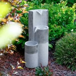 ESOTEC Gartenbrunnen Springbrunnen Kaskaden Zierbrunnen Deko Zimmerbrunnen 230V 101454