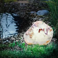 Solar Leuchtstein Mamorstein Optik Solarleuchte Garten Deko LED Esotec 102675 -ESOTEC Geschäft 20721453 3