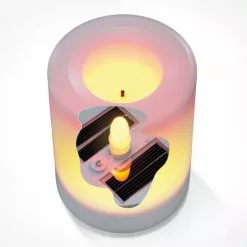 Solar Kerze 100x100mm LED Solarleuchte Garten Deko Kerzenleuchte Esotec 102233 -ESOTEC Geschäft 23532728 3