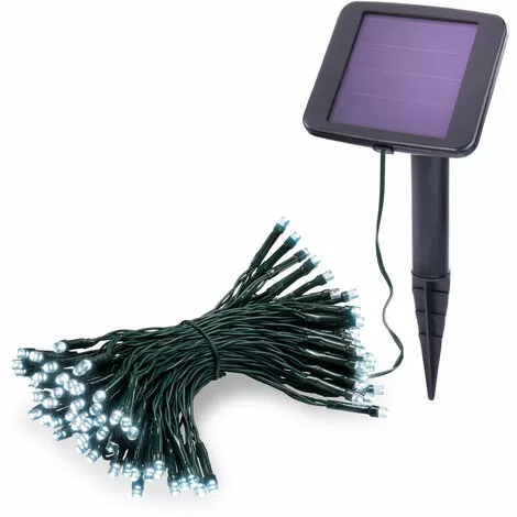 Solar Premium Lichterkette 100 LED Kaltweiß Garten Weihnachtsdeko Esotec 102169 2 Solar Premium Lichterkette 100 LED Kaltweiß Garten Weihnachtsdeko Esotec 102169 – Bild 2