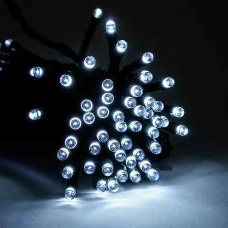 Solar Premium Lichterkette 100 LED Kaltweiß Garten Weihnachtsdeko Esotec 102169 3 Solar Premium Lichterkette 100 LED Kaltweiß Garten Weihnachtsdeko Esotec 102169 – Bild 3