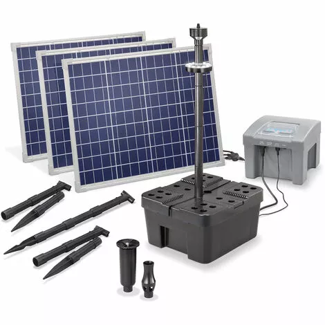 ESOTEC Solar Teichfilter Set 150/4000 + Akku LED Solarpumpe Filter Gartenteich 101061 6 ESOTEC Solar Teichfilter Set 150/4000 + Akku LED Solarpumpe Filter Gartenteich 101061 -ESOTEC Geschäft 25950934 1