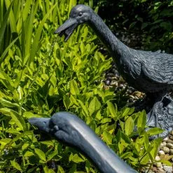 ESOTEC Wasserspeier 2er Set Gans + Solar Teichpumpe 8 Watt Wasserspiel Teich 101653 -ESOTEC Geschäft 31917546 4