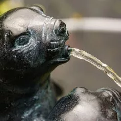 Wasserspeier Seehundpaar + Solar Teichpumpe 5 Watt Wasserspiel Esotec 101656 -ESOTEC Geschäft 31917578 4