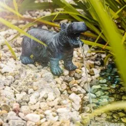 ESOTEC Geschäft 29 Wasserspeier Nilpferd + Solar Teichpumpe 5 Watt Wasserspiel Esotec 101658