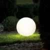 Solar Leuchtkugel 50 Cm Mit 16 Lichtfarben Solarleuchte Garten, Esotec 102893