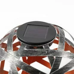Metall Solarkugel Bahira 18cm Garten Deko LED Solarleuchte Esotec 102836 -ESOTEC Geschäft 32514222 3