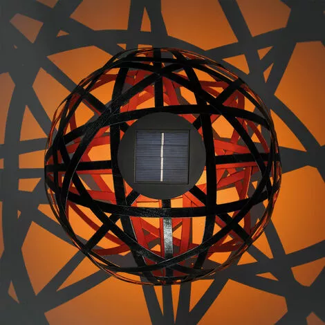 ESOTEC Metall Solarkugel Bahira 2er-Set 30 & 40 Cm Garten Deko LED Solarleuchte 5 ESOTEC Metall Solarkugel Bahira 2er-Set 30 & 40 Cm Garten Deko LED Solarleuchte – Bild 5