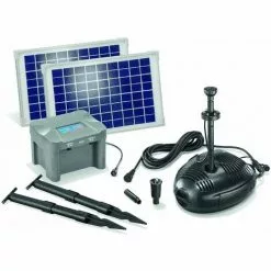 ESOTEC Solar Teichpumpenset Milano LED 20W Solarmodul Mit Akku Solarpumpe Gartenteichpumpe Teich 101724 -ESOTEC Geschäft 48733222 3