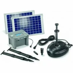 ESOTEC Solar Teichpumpenset Milano LED 20W Solarmodul Mit Akku Solarpumpe Gartenteichpumpe Teich 101724 -ESOTEC Geschäft 48733222 4