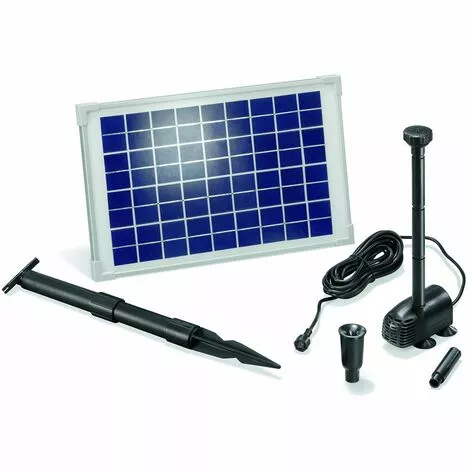 ESOTEC Solar Teichpumpe 10 Watt Solarmodul 610 L/h Förderleistung 1,5 M Förderhöhe Komplettset Gartenteich, 101013 1 ESOTEC Solar Teichpumpe 10 Watt Solarmodul 610 L/h Förderleistung 1,5 M Förderhöhe Komplettset Gartenteich, 101013
