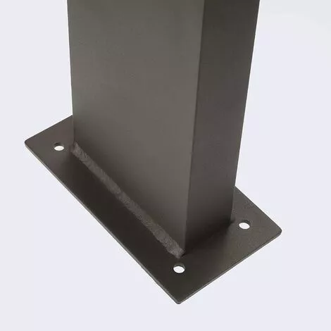 Moderne LED Wegeleuchte Mit Rundem Leuchtelement - Lichtfarbe Warmweiß 3000K - Leistung 11 Watt 900 Lm - (B X H X T): 225 X 600 X 32 Mm - Anthrazit Aluminium Pollerleuchte Esotec 201208 3 Moderne LED Wegeleuchte Mit Rundem Leuchtelement - Lichtfarbe Warmweiß 3000K - Leistung 11 Watt 900 Lm - (B X H X T): 225 X 600 X 32 Mm - Anthrazit Aluminium Pollerleuchte Esotec 201208 – Bild 3