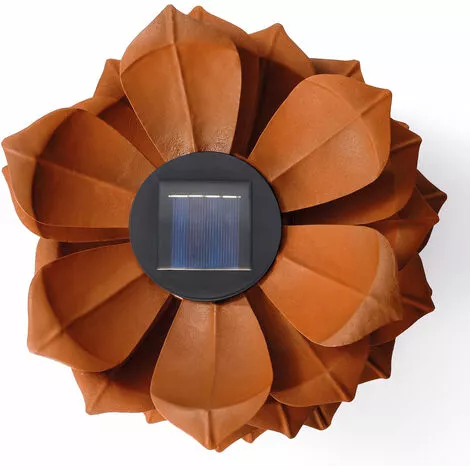 Rostfarbene Solar Dekoleuchte Außen Kokuna Esotec 102386 5 Rostfarbene Solar Dekoleuchte Außen Kokuna Esotec 102386 – Bild 5