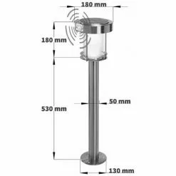 Esotec Solar PIR-Standleuchte "Ancona" 102400 -ESOTEC Geschäft 57501300 4
