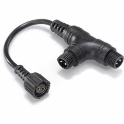 T-Verteiler 2-Pin Für Solar Teichpumpen Akkuboxen Adapterkabel Esotec 101831