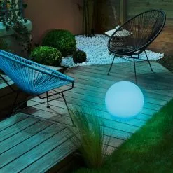 Solar Leuchtkugel 50cm Solarlampe Gartenleuchte Solarkugel LED, Esotec 106026 -ESOTEC Geschäft 6267502 3