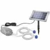 Solar Teichbelüfter DUO 2,5W 2 X 90l/h Gartenteich Pumpe Belüftung Esotec 101880