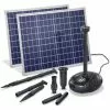 Solar Teichpumpe 100W 3400l/h Solarpumpe Wasserspiel Pumpe Teich Esotec 101918