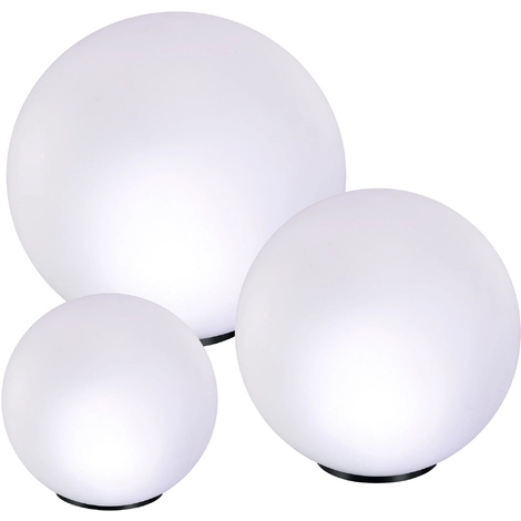 Solar Multicolor Leuchtkugel 3er Set 20, 30 Und 40 Cm - 7 Lichtfarben Dauerlicht Oder Wechsellicht - 8 Std. - Solarmodul 0,5/ 0,64 Wp - Solarleuchte Esotec 102614 2 Solar Multicolor Leuchtkugel 3er Set 20, 30 Und 40 Cm - 7 Lichtfarben Dauerlicht Oder Wechsellicht - 8 Std. - Solarmodul 0,5/ 0,64 Wp - Solarleuchte Esotec 102614 – Bild 2