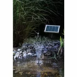 Solar Teichpumpe 5W Mit Akku Und LED Gartenteich Wasserspiel Teich Esotec 101920 -ESOTEC Geschäft 6267564 4
