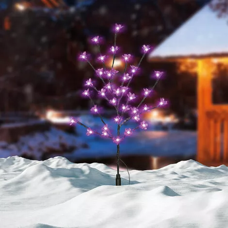 Solar Blütenstrauch Dekoleuchte Solarlampe Gartenleuchte Außen LED Esotec 102104 1 Solar Blütenstrauch Dekoleuchte Solarlampe Gartenleuchte Außen LED Esotec 102104