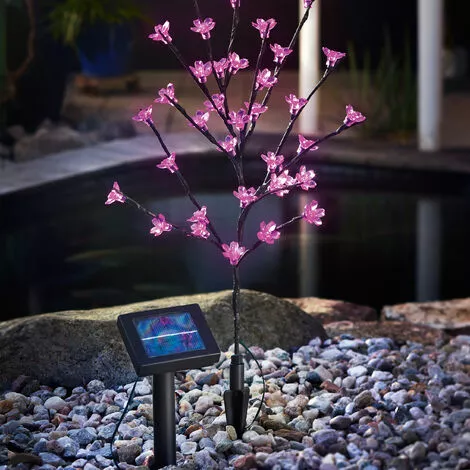 Solar Blütenstrauch Dekoleuchte Solarlampe Gartenleuchte Außen LED Esotec 102104 3 Solar Blütenstrauch Dekoleuchte Solarlampe Gartenleuchte Außen LED Esotec 102104 – Bild 3