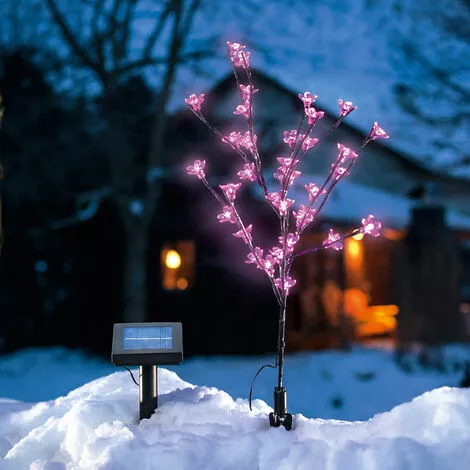 Solar Blütenstrauch Dekoleuchte Solarlampe Gartenleuchte Außen LED Esotec 102104 4 Solar Blütenstrauch Dekoleuchte Solarlampe Gartenleuchte Außen LED Esotec 102104 – Bild 4