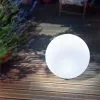 Solar Multicolor Leuchtkugel 30 Cm - 7 Lichtfarben Dauerlicht Oder Wechsellicht - 8 Std. - Solarmodul 0,5 Wp - Solarleuchte Esotec 102610