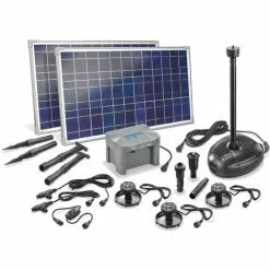 Solar Teichpumpe Mit Akku 50W Solarpumpe Gartenteichpumpe Teich Esotec 101727