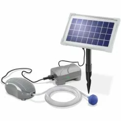 Solar Teichbelüfter 3,5W 120l/h M. Akku Gartenteich Teichbelüftung Esotec 101872