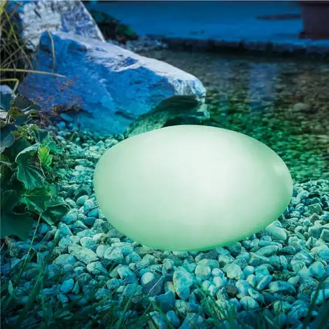 Solar Leuchtstein 7 Lichtfarben Steinleuchte Garten Solarleuchte, Esotec 106102 3 Solar Leuchtstein 7 Lichtfarben Steinleuchte Garten Solarleuchte, Esotec 106102 – Bild 3