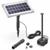 Solar Teichpumpe 3,5W 200l/h Solarpumpe Gartenteich Springbrunnen Esotec 101907