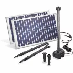 Solar Teichpumpe 50W 1750l/h Solarpumpe Gartenteich Springbrunnen Esotec 101916