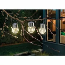 Solar Hängeleuchten 3er Set Glasmosaik Solarleuchten Glasleuchten Esotec 102309 -ESOTEC Geschäft 9391642 4